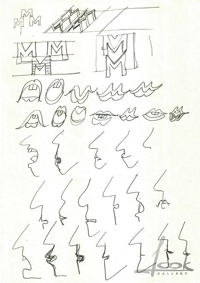 A sheet from the graphic series "MMM"