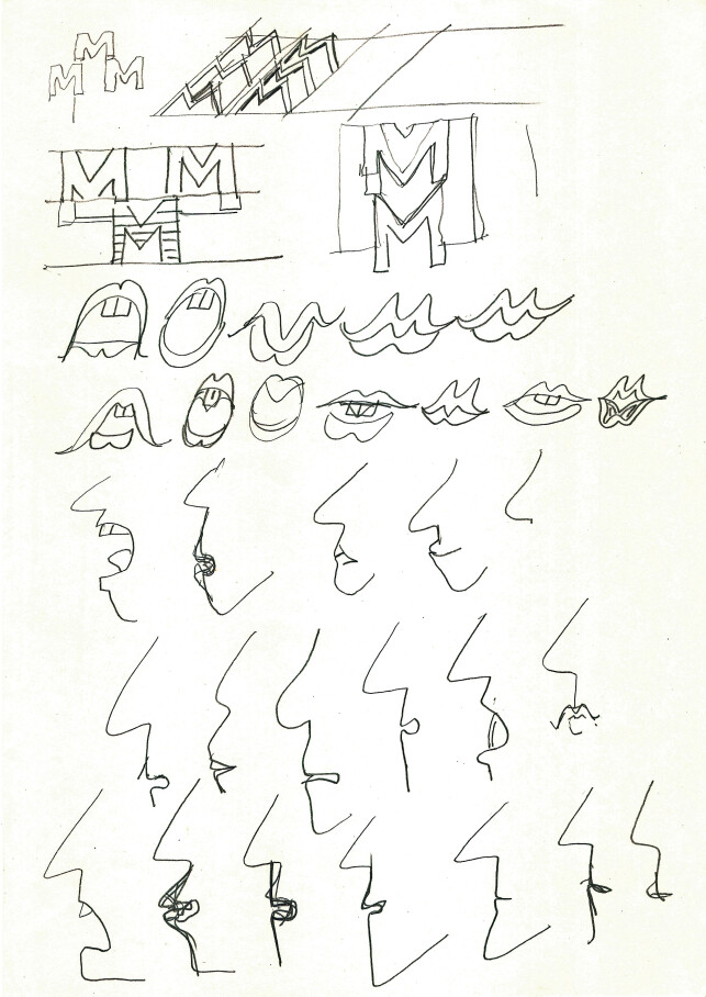 A sheet from the graphic series "MMM"